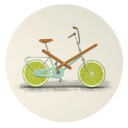 DENY Designs Florent Bodart Acid Round Clock, 12 Round