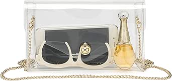 Vorspack Clear Purse Gift for Women Clear Crossbody Bag Cute for Sports Concert Prom Party Present