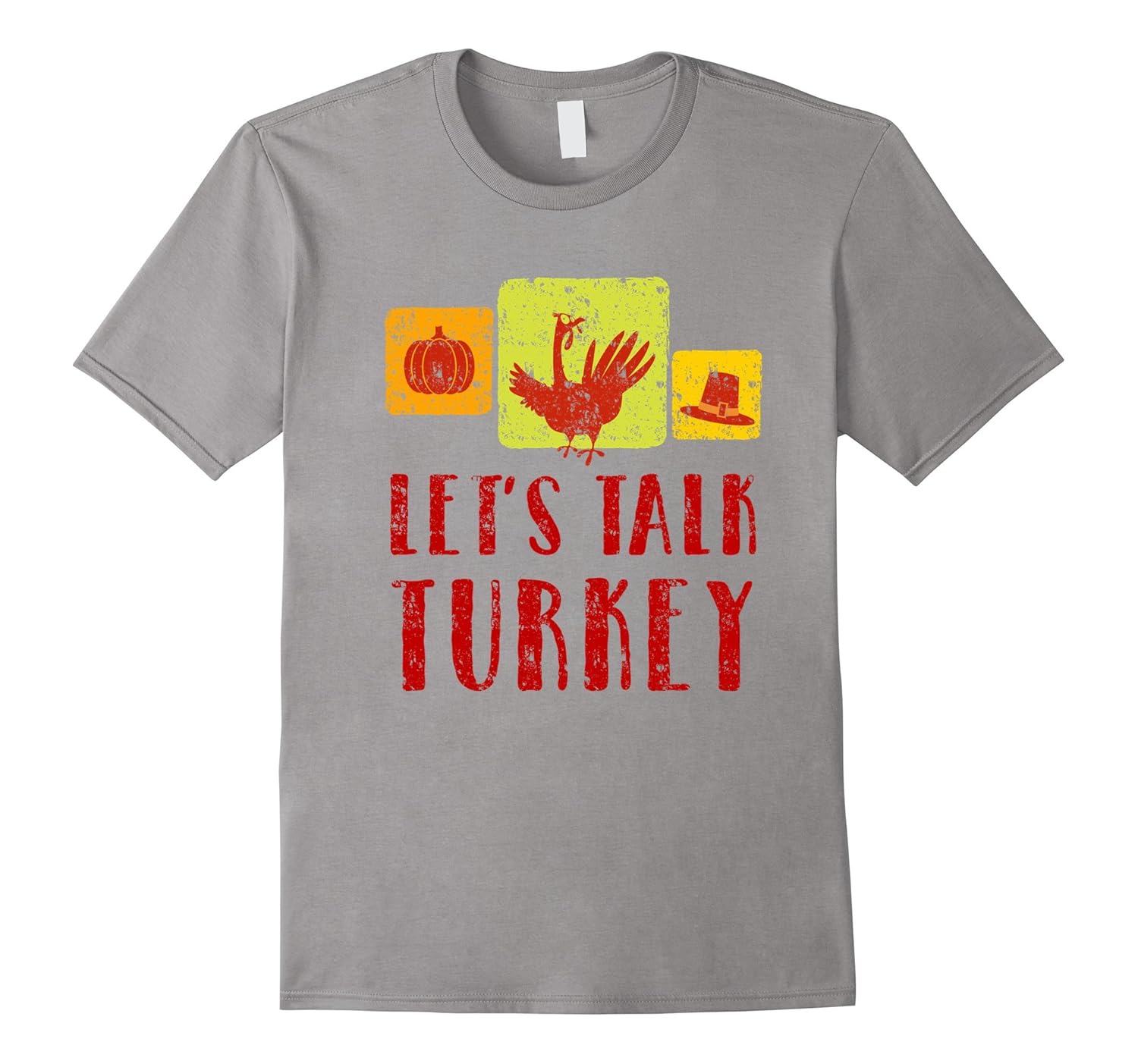 Let's Talk Turkey-Thanksgiving Pumpkin Pilgrim Hat T-shirt-Rose