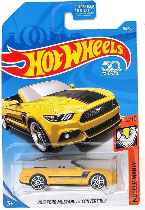 hot wheels 2015 ford mustang gt convertible