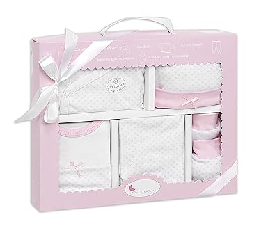 DIKOS Erstlings-Ausstattung Mädchen Junge Baby Set Baumwolle ??? Baby Erstausstattung Kleidung Größe 50/56 0-3 Monate ??? Ges