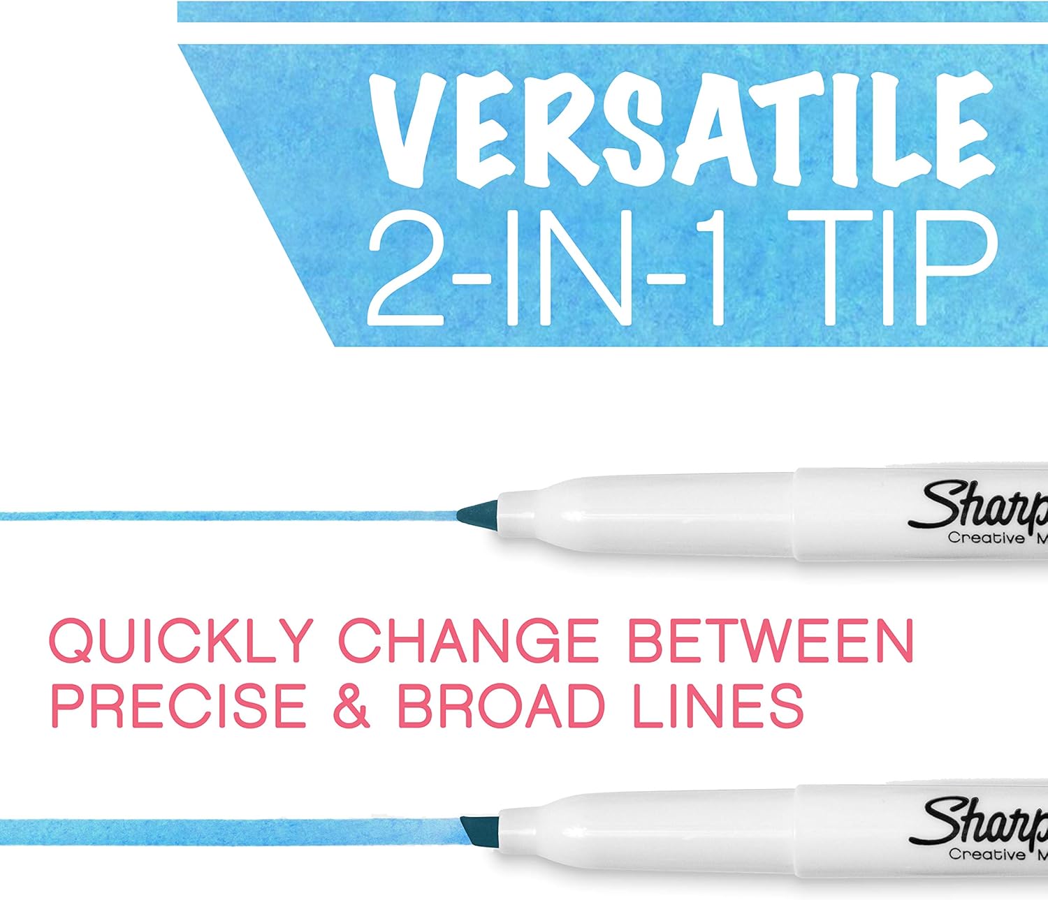 Sharpie S-Note Creative Markers, Highlighters, Assorted Colors, Chisel Tip, 24 Count : Office Products