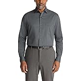Van Heusen Mens Dress Shirt Regular Fit Ultra Wrinkle Free Flex Collar Stretch Check