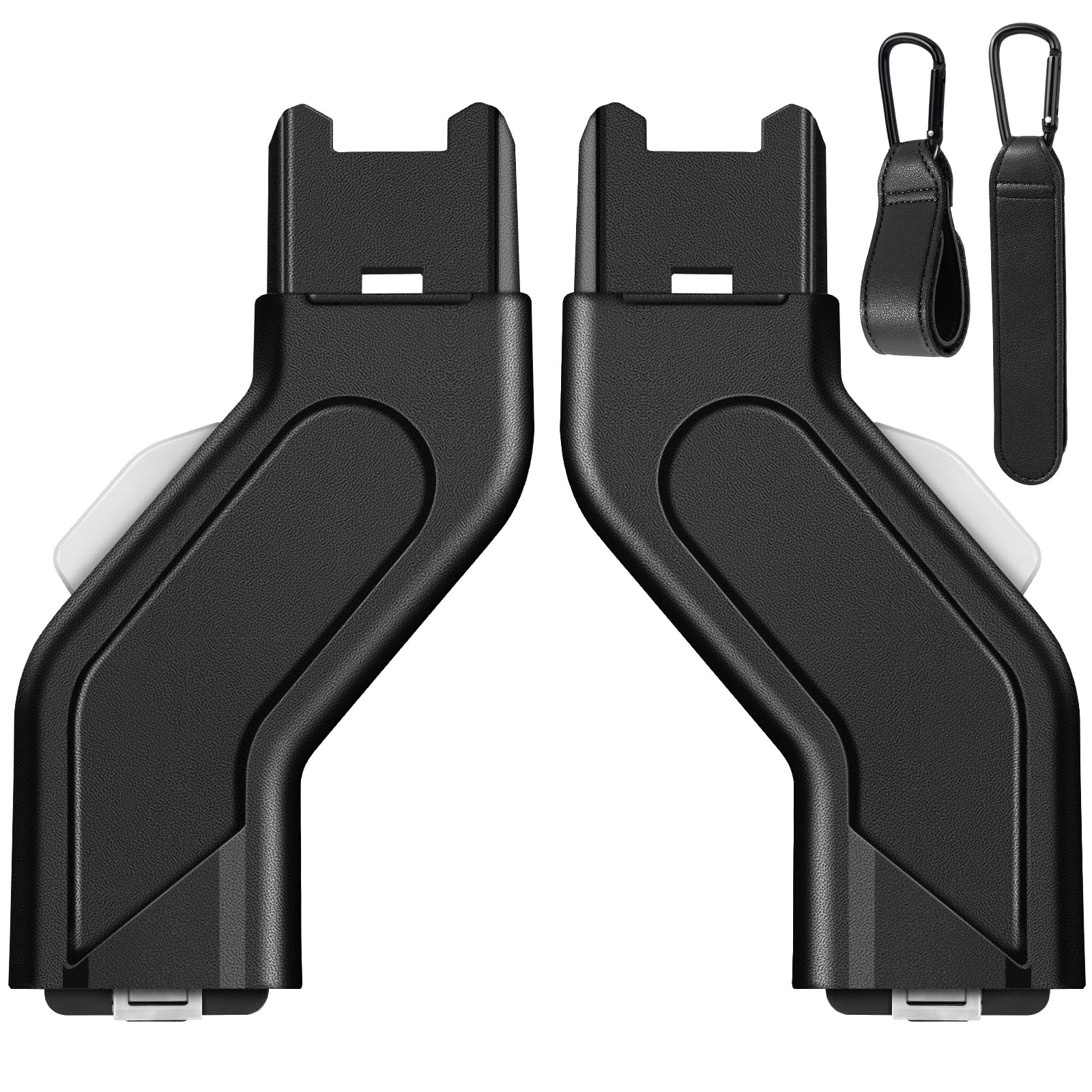 Photo 1 of Upper Adapter Compatible with UPPAbaby Vista and Vista V2 Strollers, Bassinet,Toddler Seat, Aria, Mesa V2, or Mesa Max Infant Car Seats for Fast and Secure Attachment with 2 PCS Stroller Hooks,Black