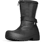 Furuian Snow Boots for Men Winter Boots for Men Waterproof Outdoor Non Slip Hiking Boot Mens Insulated Boot with an Insulated Inner Liner