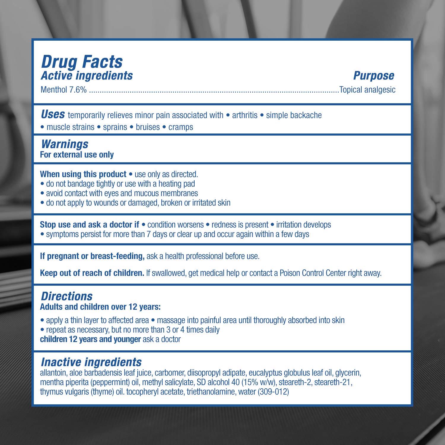 Icy Hot Power Gel Maximum Strength No-Mess Pain Relief Gel with Menthol, 1.75 Ounces