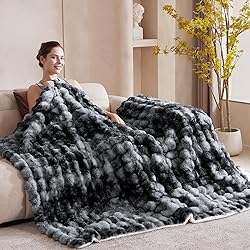 Serenhom 60x80 Inches Ultra-Soft Fuzzy Faux Fur