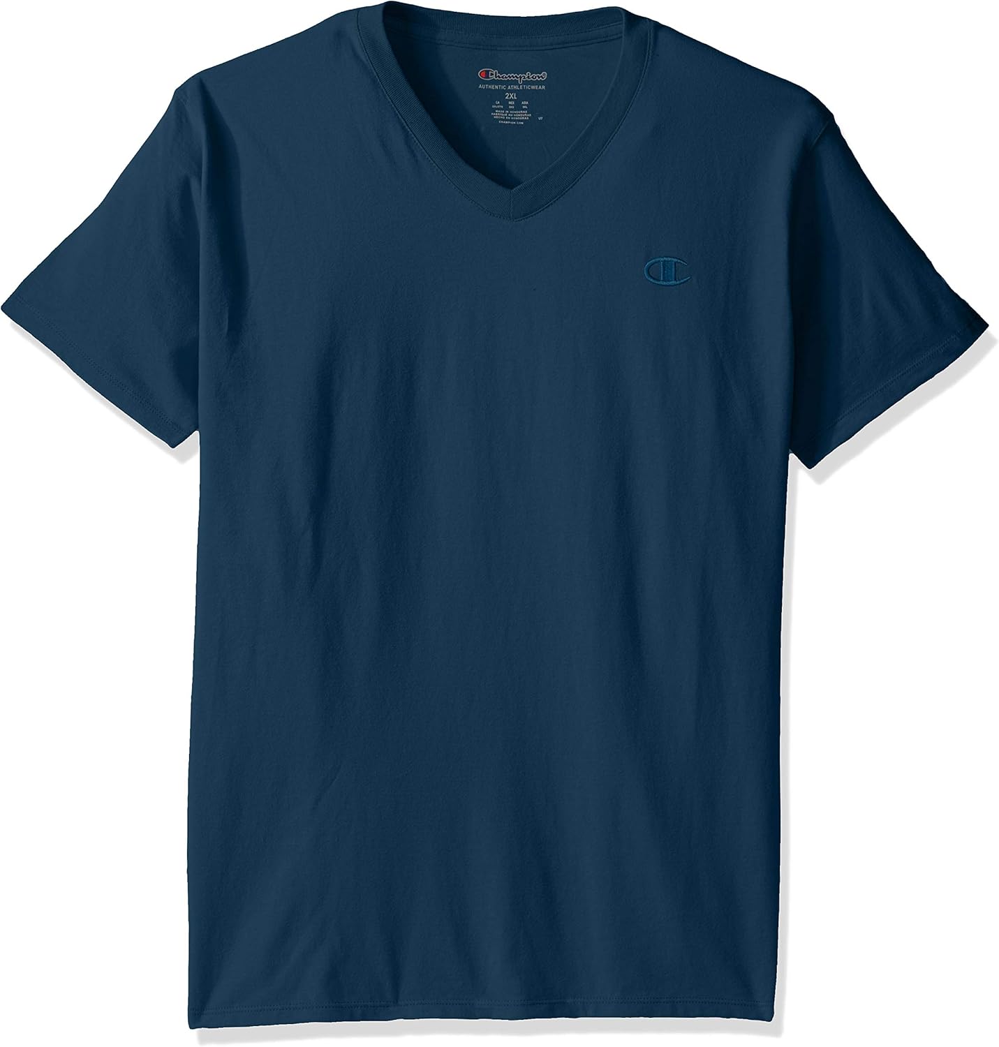 Champion Men's Classic Jersey V-Neck T-Shirt: Clothing