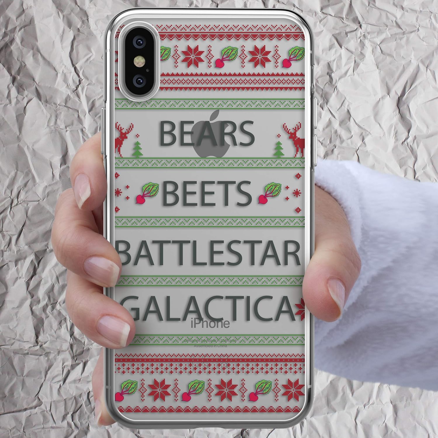 Bears Beets Battlestar Galactica shirt Dwight Schrute Farms The Office Tv Show Gifts Christmas Gift hoodie mug tshirt sweatshirt iPhone 10 X R X Xr Xs Max 8 7 6s 6 Plus se 5s Case Cell i Phone Cover