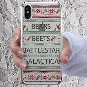 Bears Beets Battlestar Galactica shirt Dwight Schrute Farms The Office Tv Show Gifts Christmas Gift hoodie mug tshirt sweatshirt iPhone 10 X R X Xr Xs Max 8 7 6s 6 Plus se 5s Case Cell i Phone Cover
