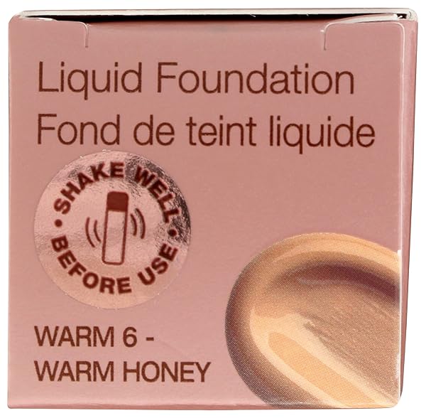 MINERAL FUSION FULL COVERAGE FOUNDATION, LIQUID FOUNDATION – WARM 6- DARK TO TAN COMPLEXION W/GOLDEN UNDERTONES, LIGHTWEIGHT MATTE FINISH, UP TO 12 HR HYDRATION, HYPOALLERGENIC & VEGAN, 1 FL. OZ