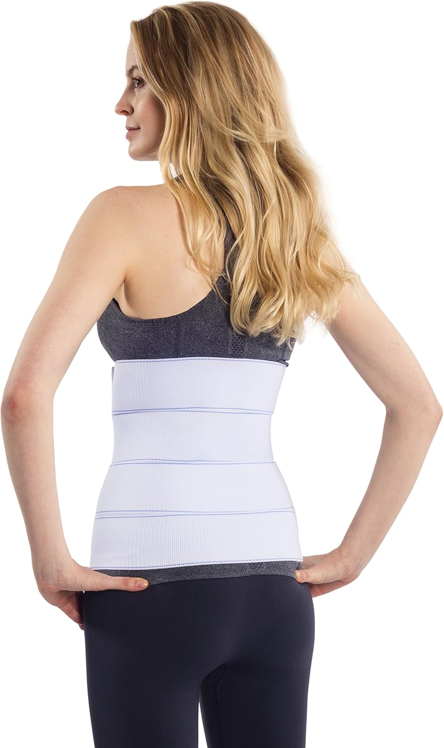 NYOrtho Abdominal Binder Lower Waist Support Belt - Compression Wrap for Men and Women (30" - 45") 4 Panel - 12": Health & Personal Care