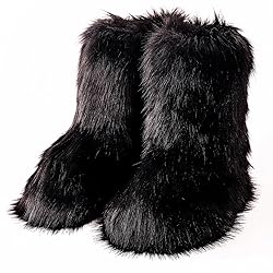 Valpeak Snow Boots for Women 2023 Furry Boots