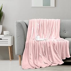 Utopia Bedding Pink Fleece Blanket Queen Size