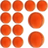 Baisidiwei Soft Baseballs, Foam Training Baseball 12 Pack for Kids Regulation Size Foam Baseballs for Soft &amp; Safe Throwing, Catching and Batting Practice