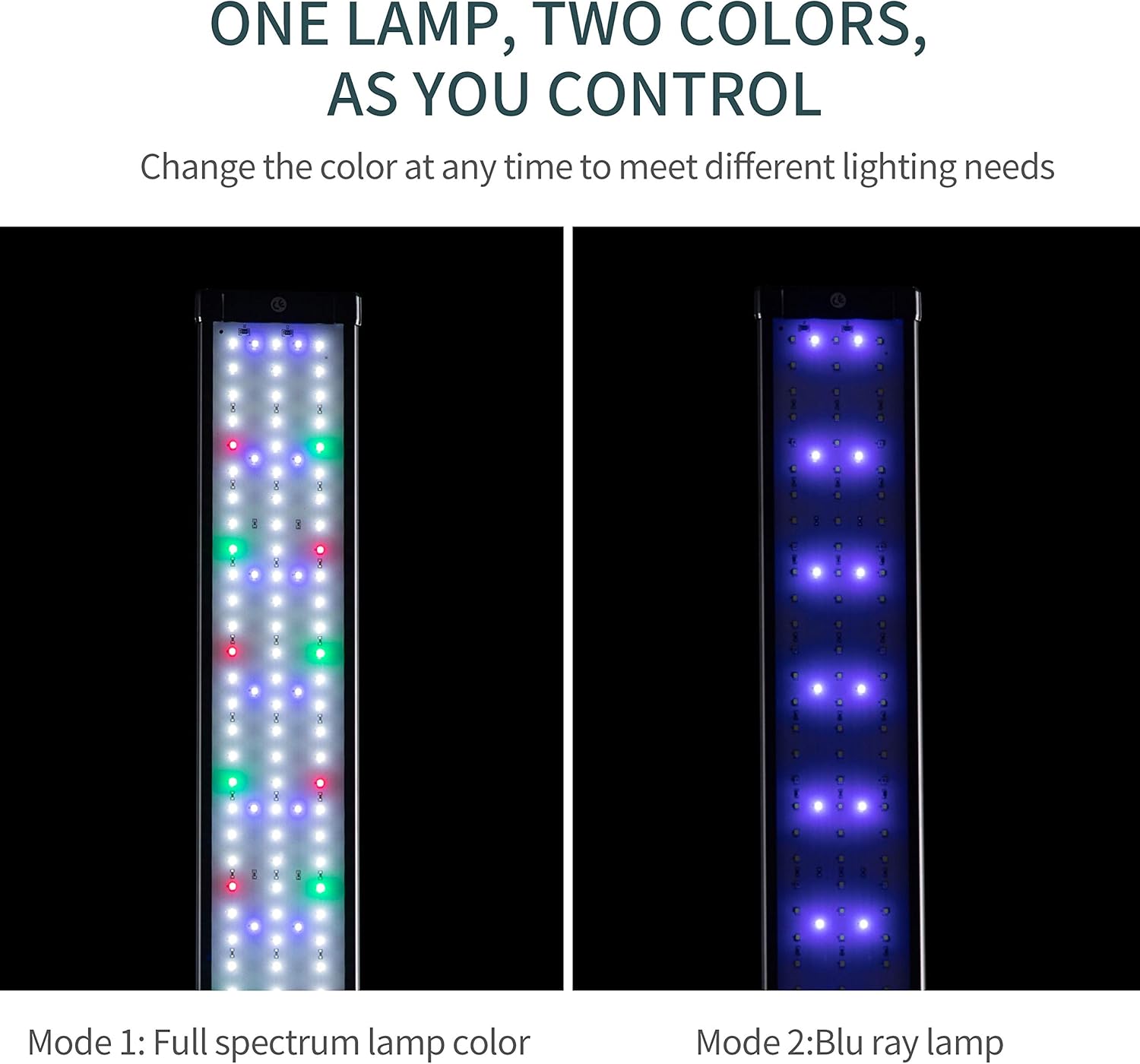 JOYHILL LED Full Spectrum Aquarium Lights, Fish Tank Light with