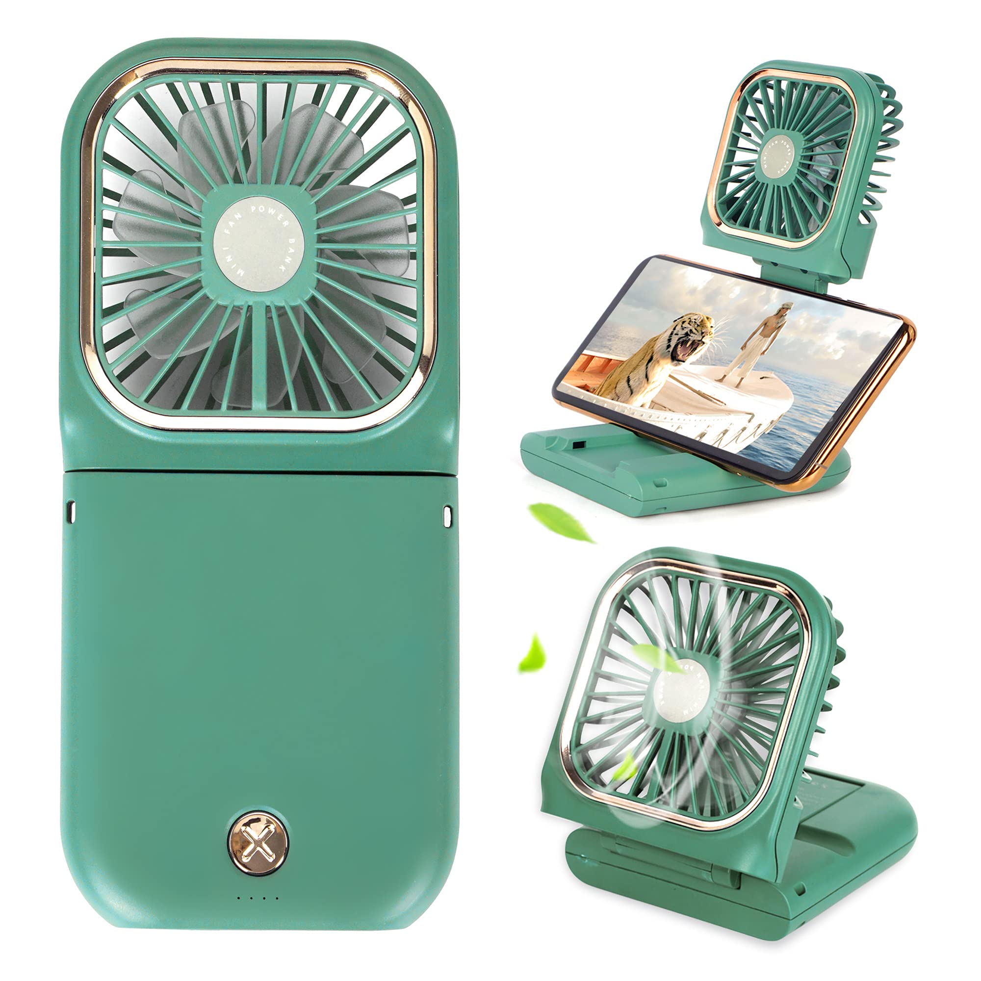 Portable Mini Fan Small Battery Operated Fan 5 in 1