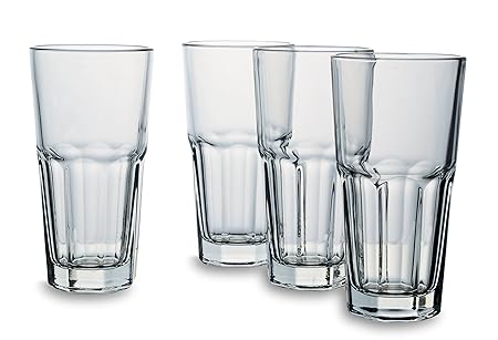 Bohemia Cristal 093 006 137 Latte Macchiato Gläser ca. 350 ml aus Kalk-Natron-Glas 4er Set