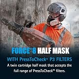 JSP Force 8 Half Mask Respirator with PressToCheck P3 Filters view 2
