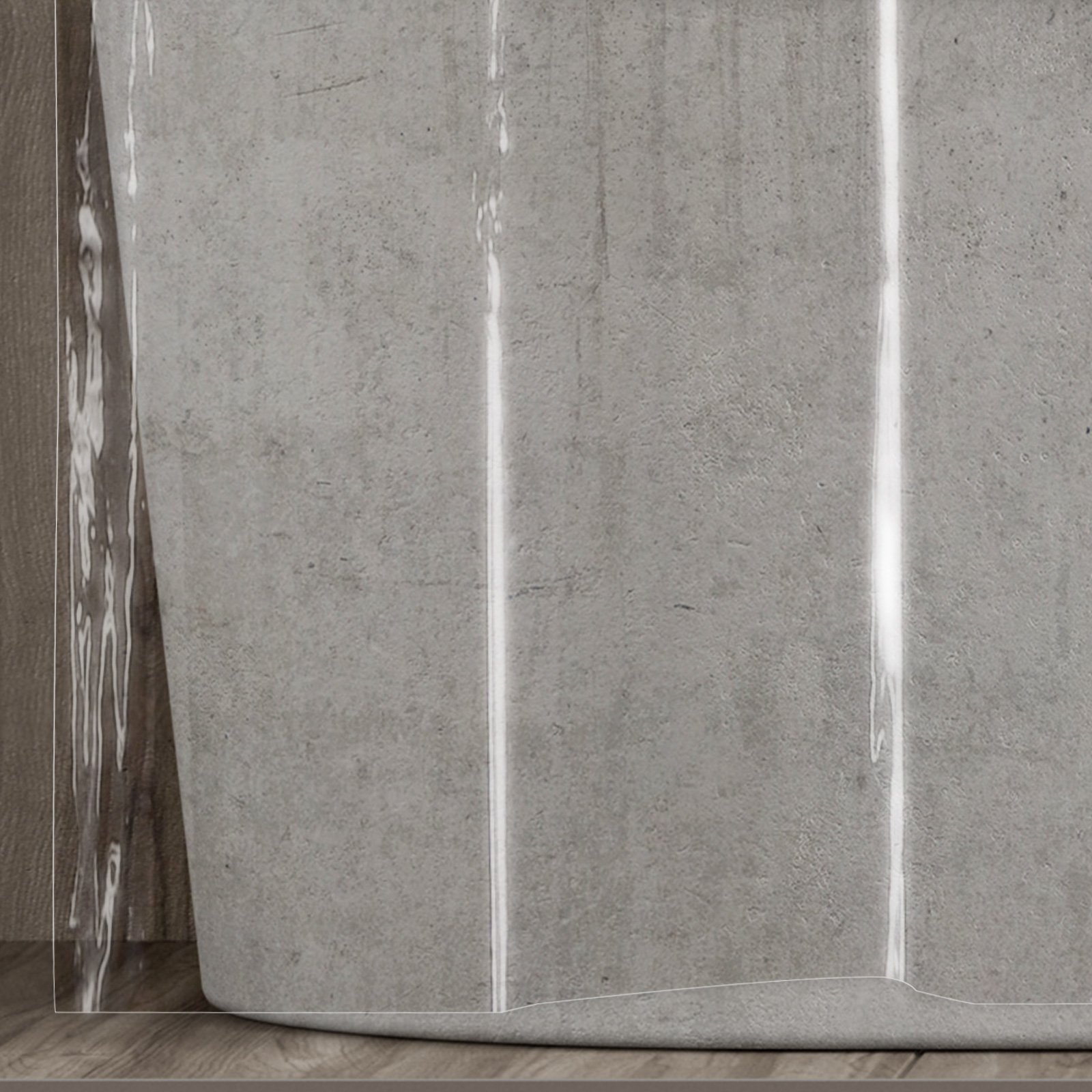 Moonen Shower Curtain Liner 72x72 Inches Clear Bathroom Curtains with 12 Hooks Waterproof Thick Bathroom Shower Curtains Eco Friendly Odorless Non Toxic Waterproof Quick Dry(72x72 Inches)