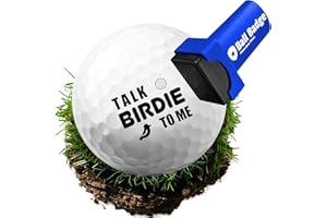 HODL 21 Ball Badge - Golf Ball Stamp (The Funny Series), Golf Ball Marker, Reusable Golf Ball Marking Tool to Identify Golf Balls