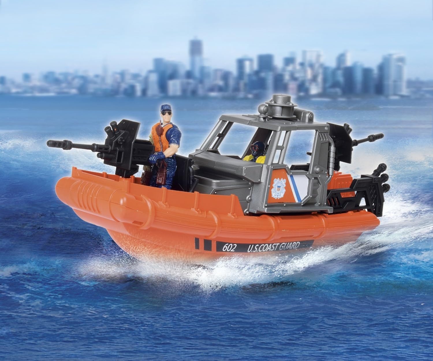 coast guard toy boat