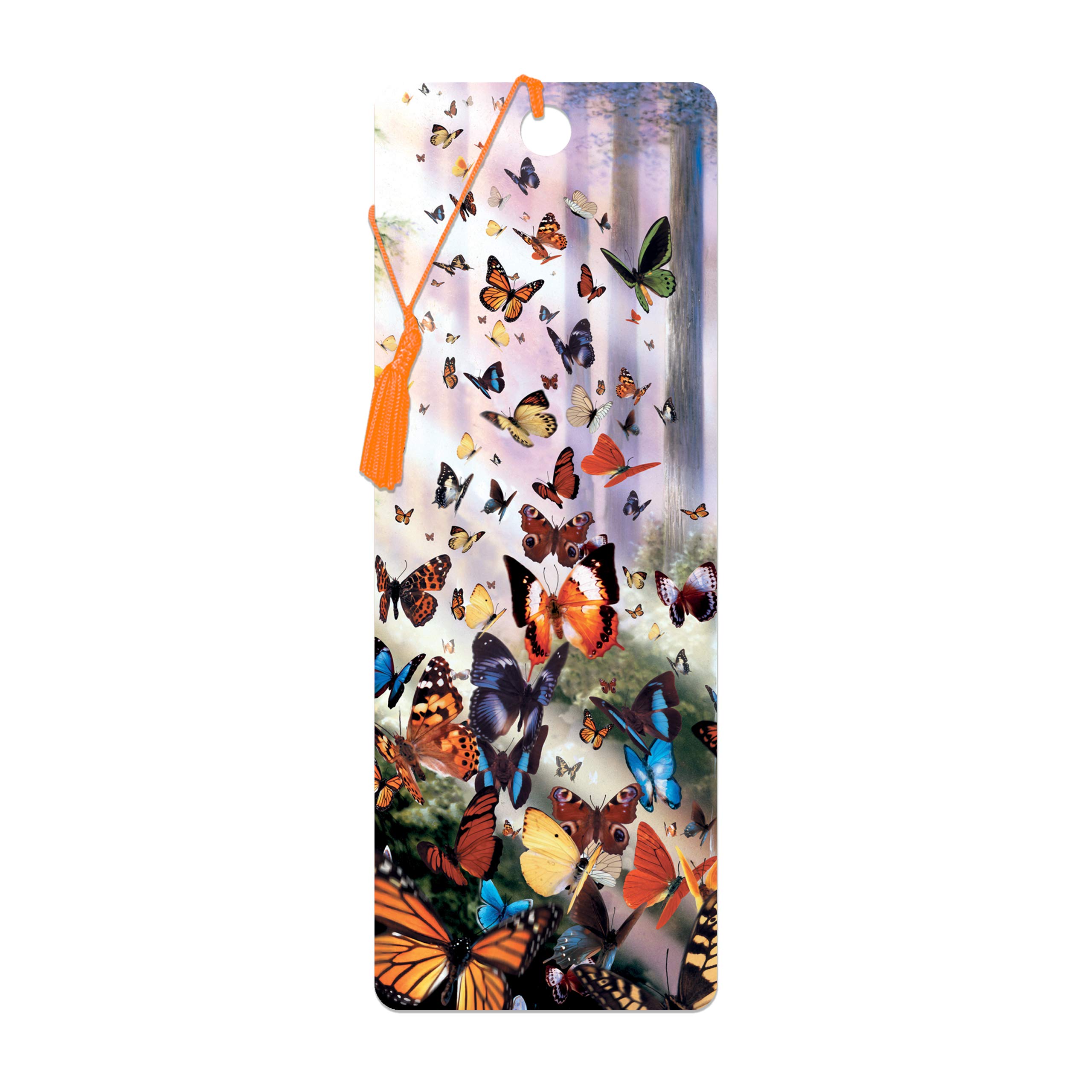 3D LiveLife Bookmark - Butterfly Woods from Deluxebase. A Butterfly Bookmark with lenticular 3D Artwork Licensed from Renowned Artist David Penfound