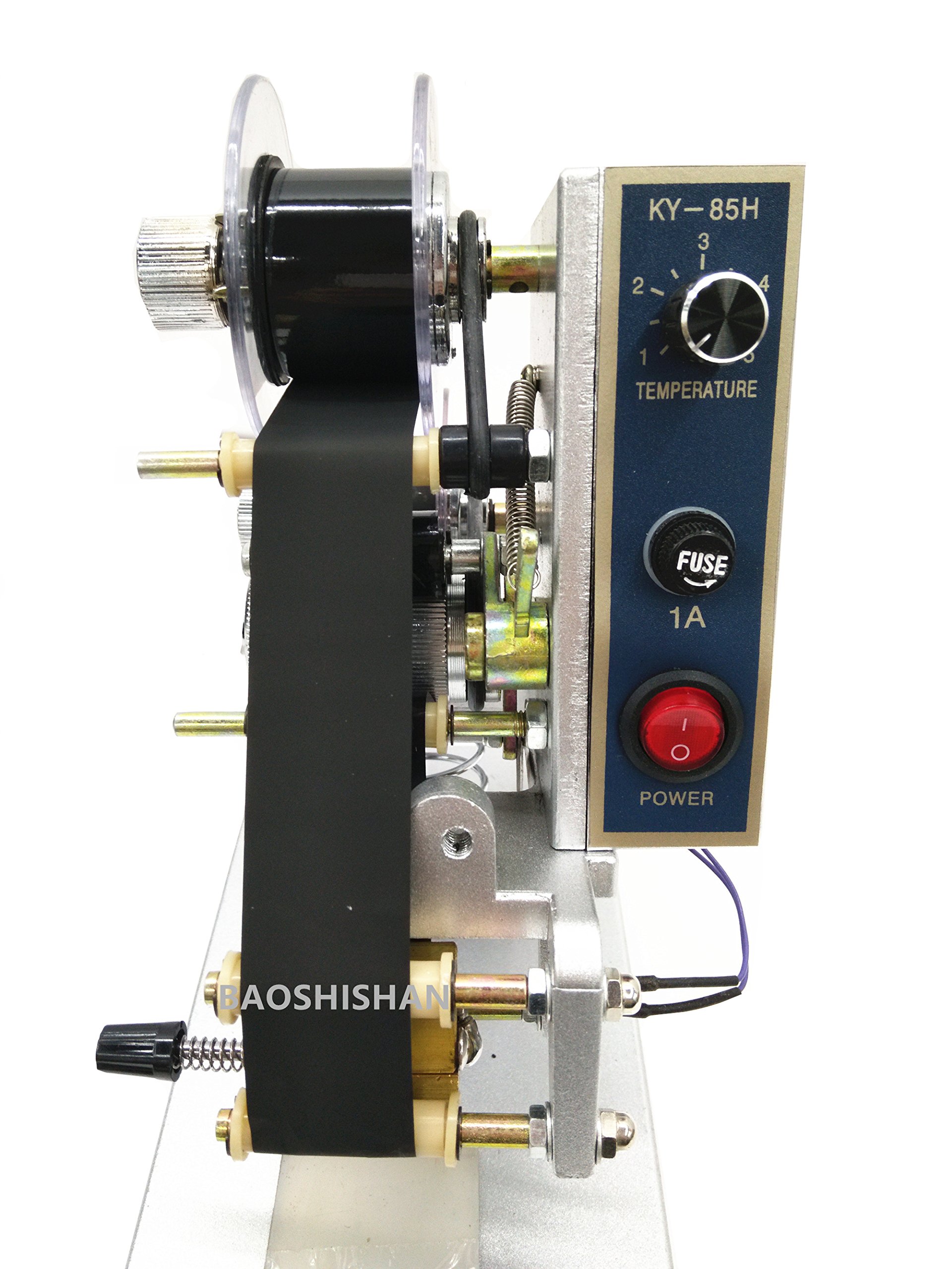 BAOSHISHAN Manual Hand Operated Hot Stamp Printer Coding Machine Date