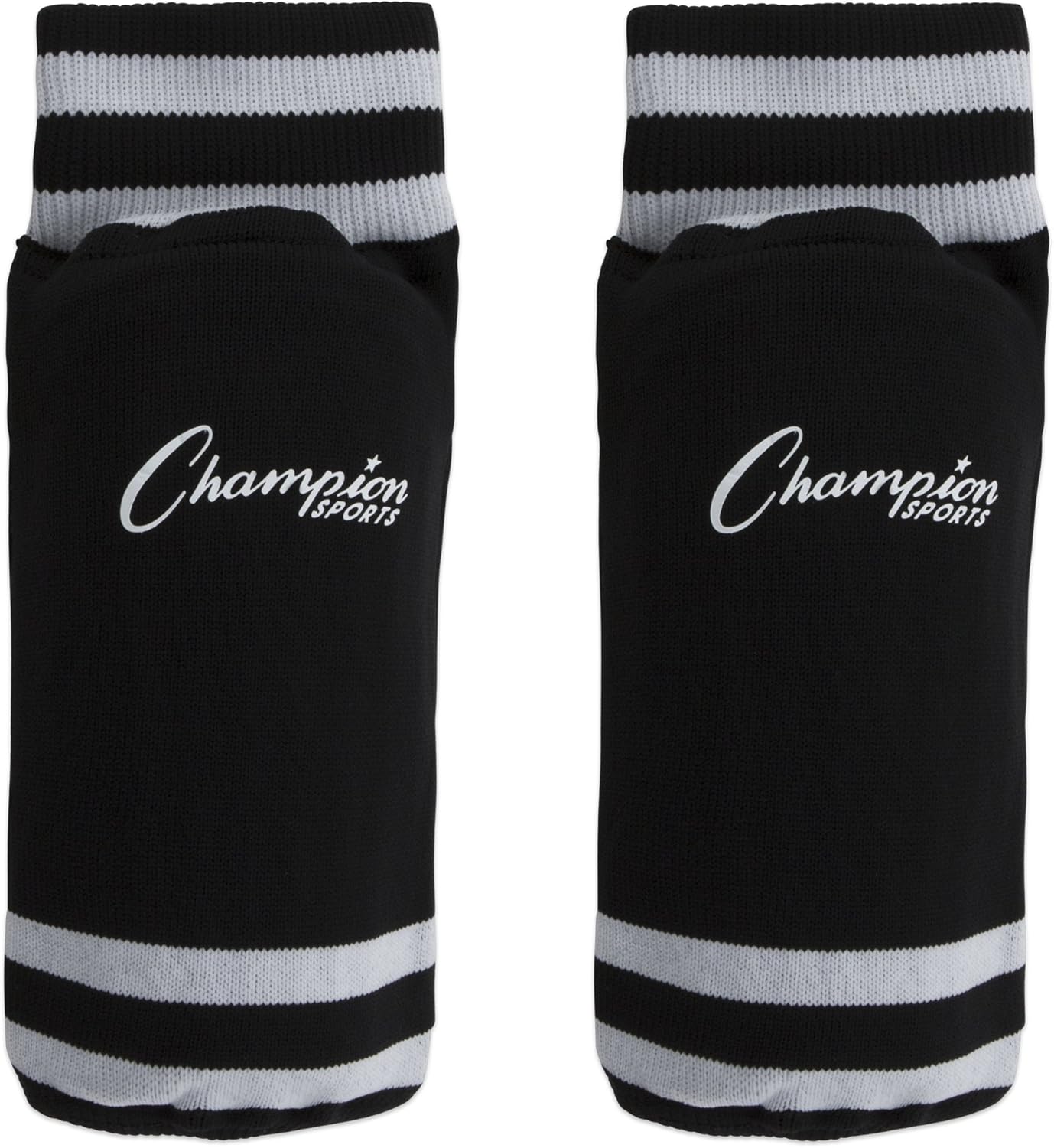 Champion Sports SL4B Youth Sock Style Soccer Shin Guards - Ages 4-6, Black, Small : Soccer Shin Guards : Clothing