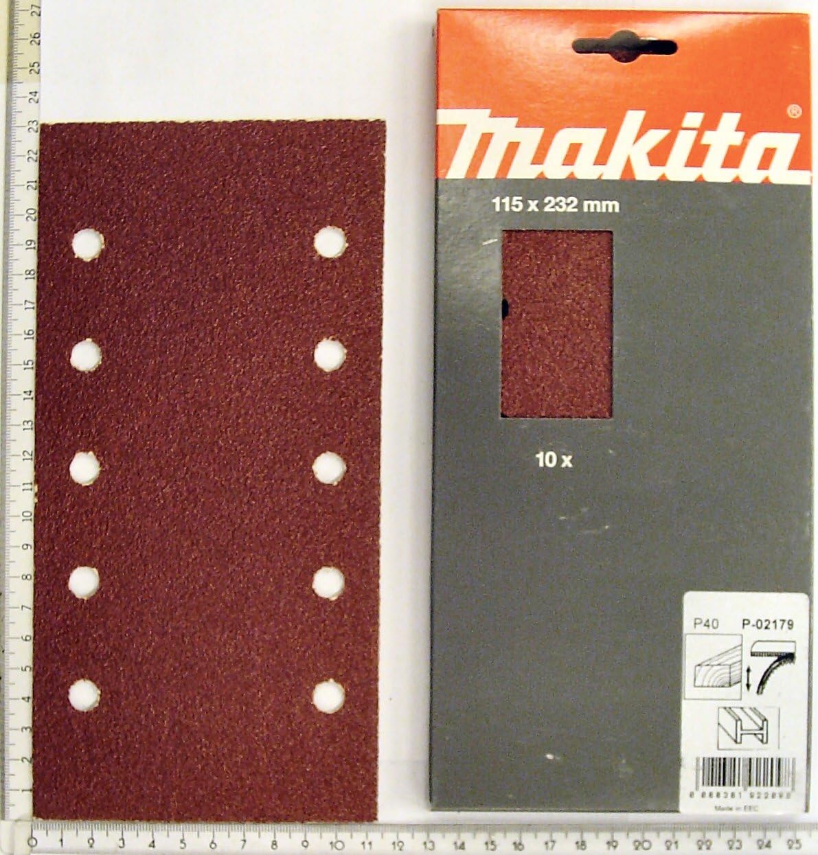 Makita P-33174 Orbital Sanding Sheets - 1/2 Sheet - Image 3