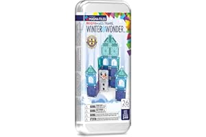 MAGNA-TILES microMAGS Winter Wonder Travel Set 26-Piece Magnetic Construction Set, The Original Magnetic Building Brand