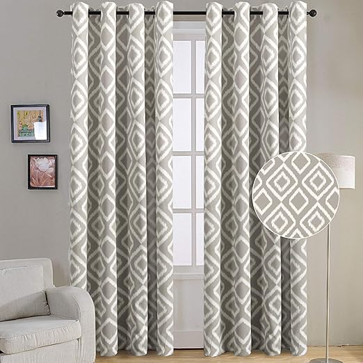 Amazon Com Flamingo P Blackout Curtains 96 Inch Modern Geometric