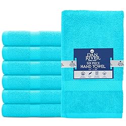 DAN RIVER 6-Pack Premium Hand Towels