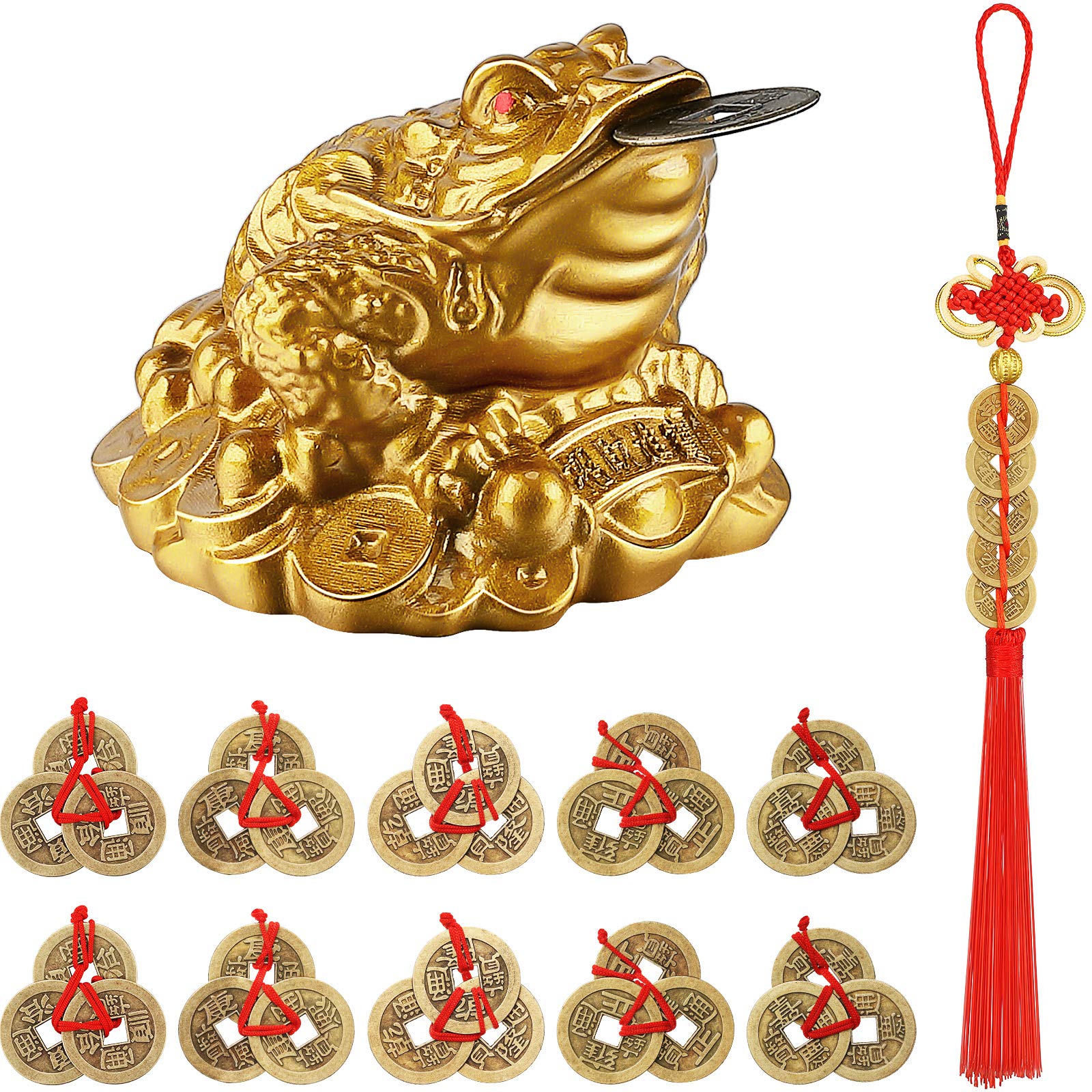 thumbnail image 2 of New 1 PC Red Chinese Knot Feng Shui Wealth Success Lucky Charm Home Car Decoration Ancien 2 of 10