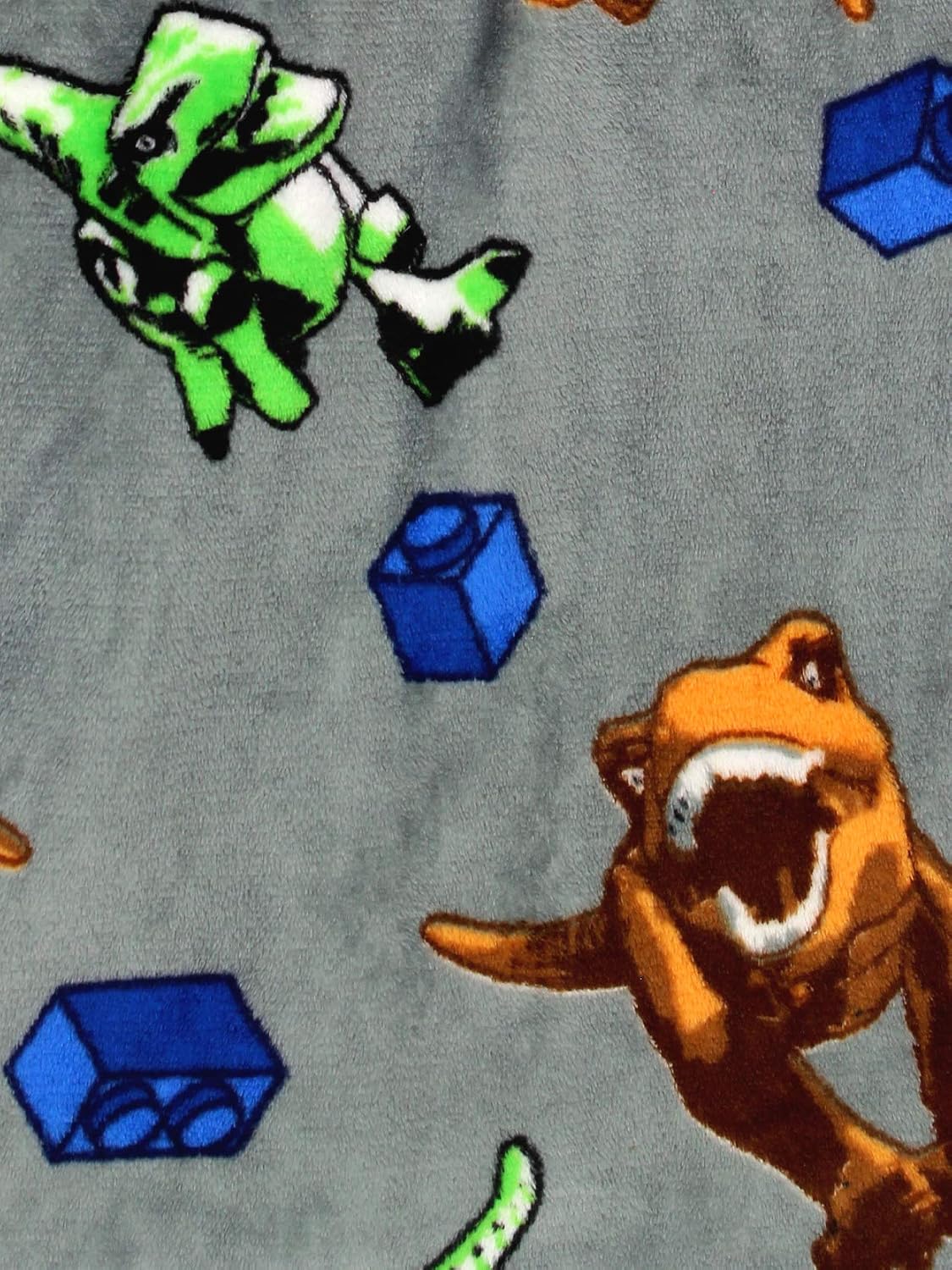 Lego Jurassic World Dinosaur Boys Fleece Bathrobe Robe: Clothing