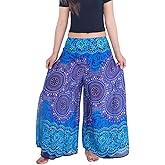 Lannaclothesdesign Palazzo Pants for Women Wide Leg Boho Harem Yoga Pants S M L XL Sizes
