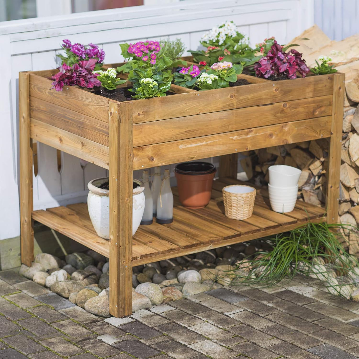 Gardiun KSU13030 - Huerto Urbano 120 x 60 x 88 cm: Amazon.es: Jardín