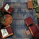 Couristan Dolce Blue Nile Indigo Indoor/Outdoor Area Rug, 2'3" x 3'11"