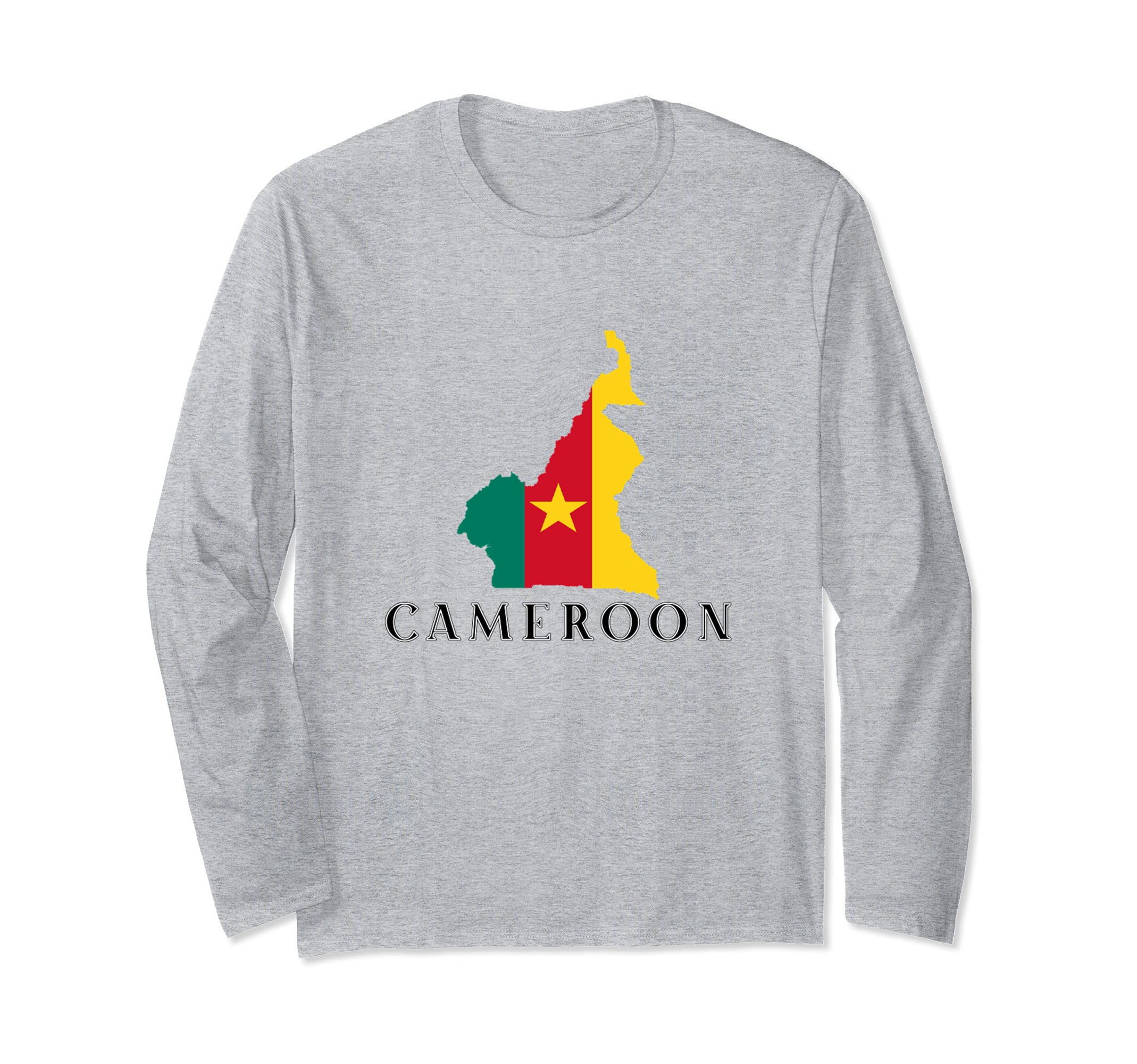 Cameroon Heritage Flag Long Sleeve T-Shirt