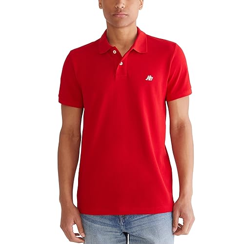 AEROPOSTALE Men's Polo, Candy Red, 3X-Large