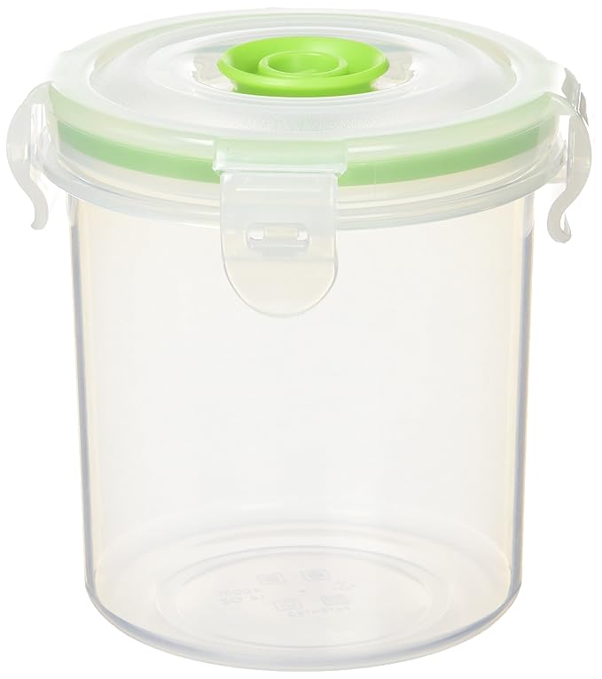 Vacuumsaver Tupper al Vacío Redondo, Transparente y Verde ...