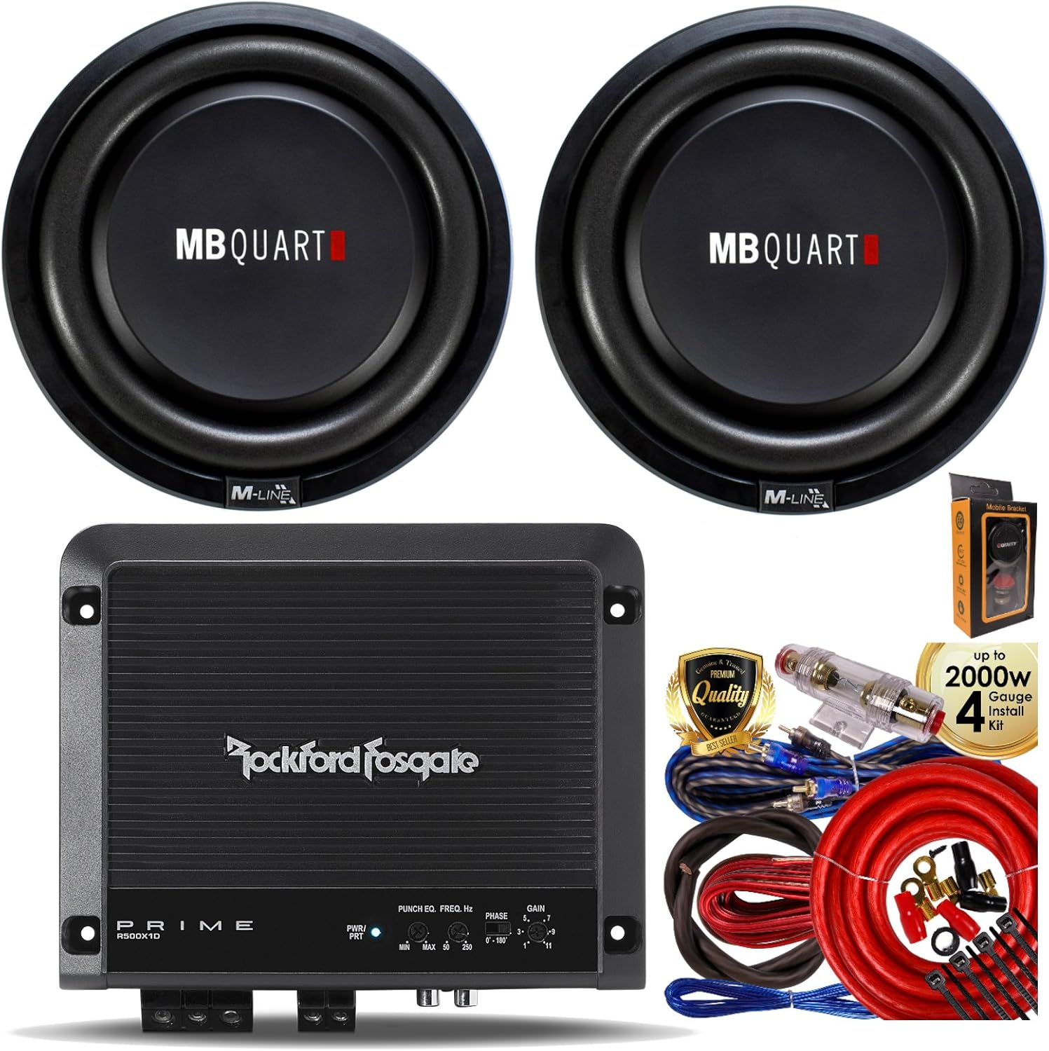 Rockford Fosgate R500X1D Prime 1Channel Class