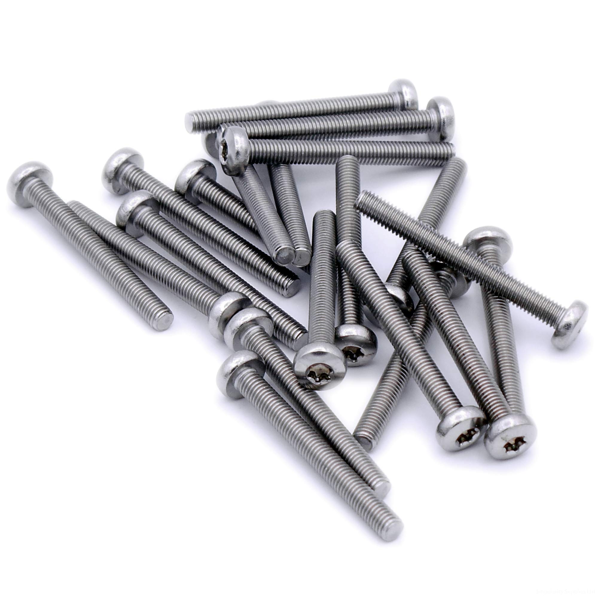 M5 (5mm x 18mm) TX Pan Machine Screw (Bolt) - Stainless Steel (A2) (Pack of 20)