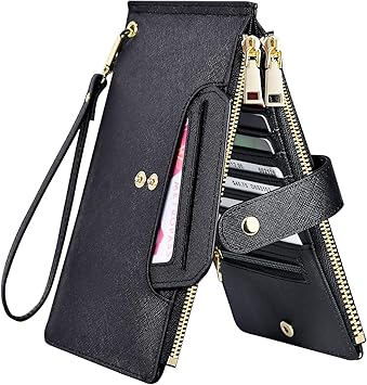 Wristlet with id window Clearance