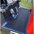 Matericuo Golf Cart Floor Liner Mat Full Coverage Custom Fit for 2 and 2+2 Club Car Models Precedent 2004-2025/Onward & Tempo (2017-2025)/Villager & V4L (2019-2025