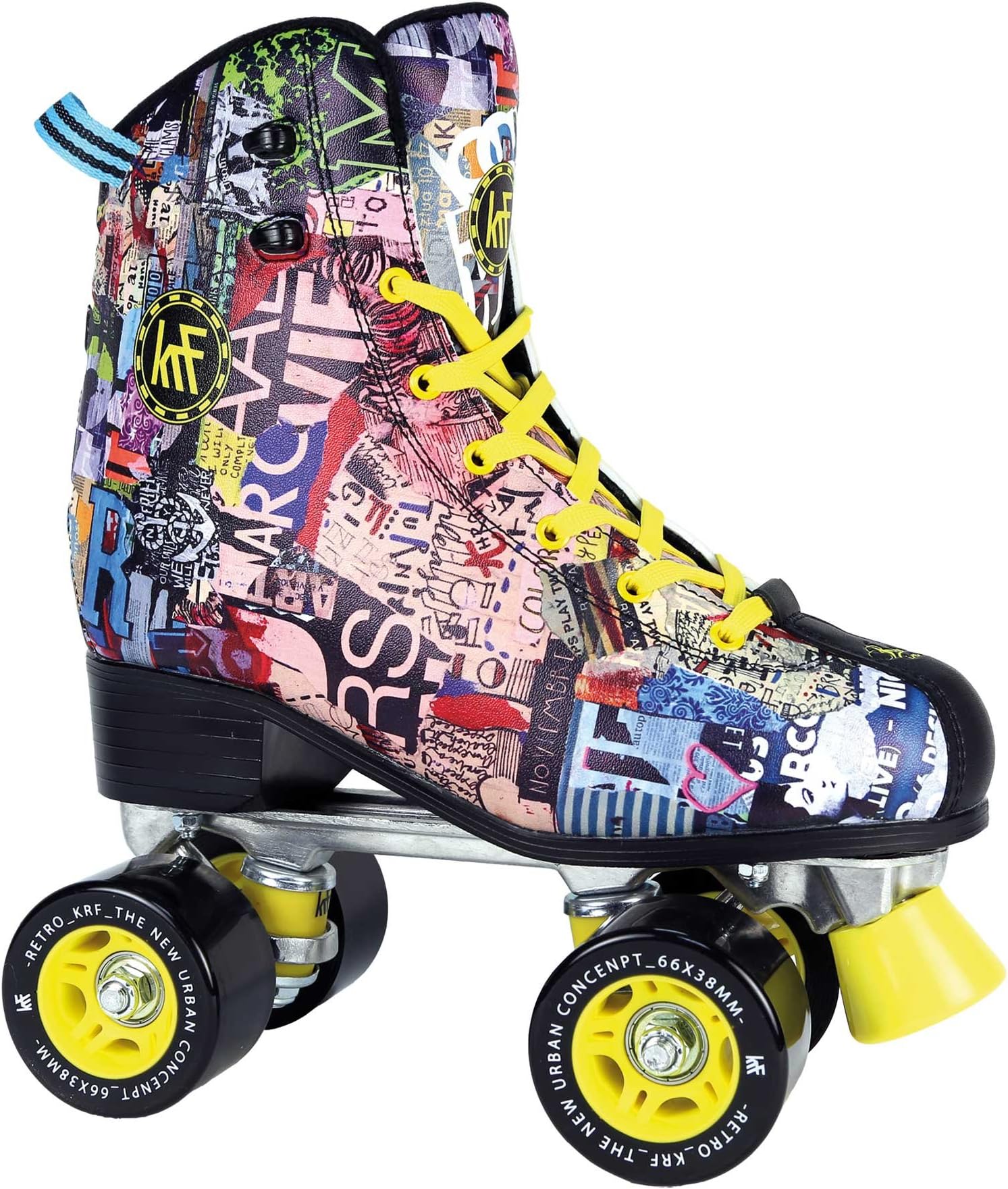 KRF The New Urban Concept Retro Art Fashion Junior Quad Roller Skates