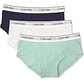 Calvin Klein Kids Girls' Modern Cotton Hipster Underwear 3-Pack