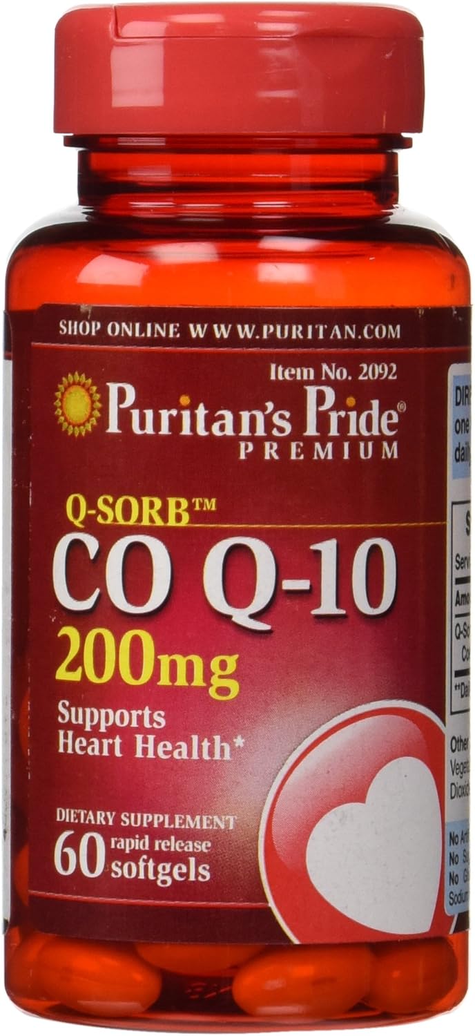 Puritan'S Pride - Co Q-10 200Mg I 60 Cápsulas Em Gel