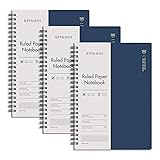 EMSHOI Lined Journal Spiral Notebook 7.48" x