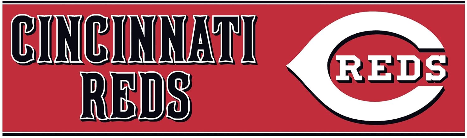 York Wallcoverings Zb3358bd Cincinnati Reds Prepasted Border Amazon In Home Improvement